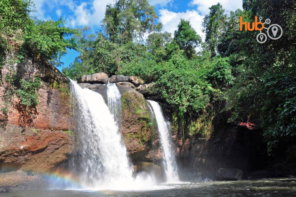 The Majestic Haew Su Wat waterfall which was featured in the movie 